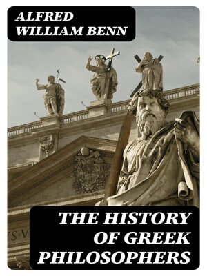 cover image of The History of Greek Philosophers